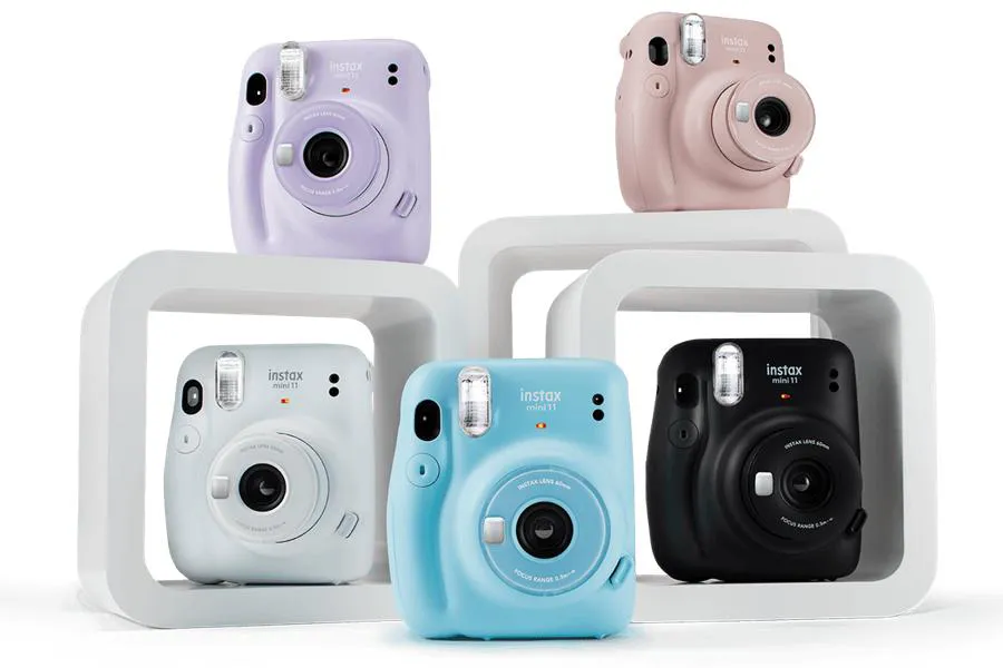 Aparat FujiFilm Instax mini 11 Charcoal Gray + 10 wkładów + Case Charcoal Gray